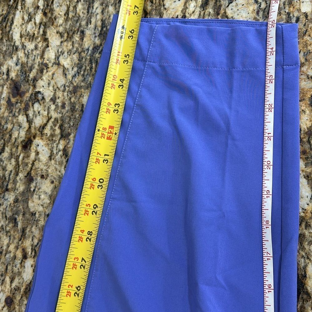 Athleta Arrival Pant Dark Adonis Blue Drawstring Relax Hiking Size 12 - Picture 11 of 12